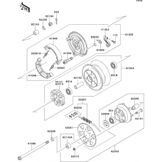 Rear wheel/chain(a4-a6)