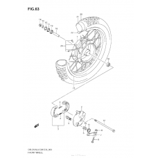 Переднее колесо (Dr-Z125L3 E33)