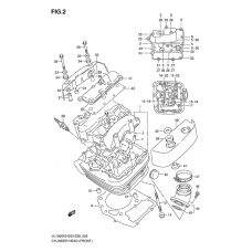 Cylinder head              

                  Front