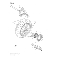 Rear wheel complete assy