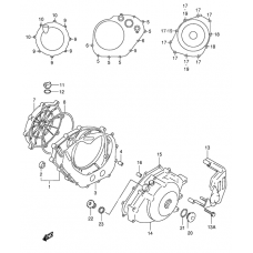 Crankcase cover ass`y (v