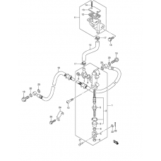 Rear master cylinder