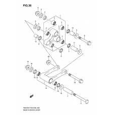 Rear cushion lever