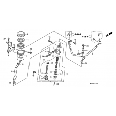 Rr. brake master cylinder              

                  ST1300A
