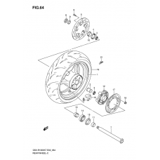 Rear wheel complete assy