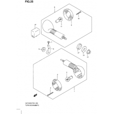 Turnsignal front & rear lamp