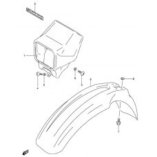 Front fender              

                  Model k1