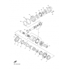 Middle drive gear