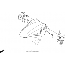 F2 front fender 91-94