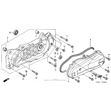 Swingarm + left crankcase cover