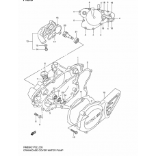 Crankcase cover - water pump