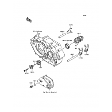 Gear change drum/shift fork(s)