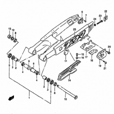 Rear swinging arm              

                  Model v