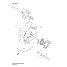 Заднее колесо (Gsx-R1000Zl3 E28)