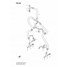 Front brake hose