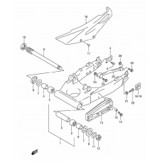 Rear swinging arm              

                  Model v e18, e22, e24, e39