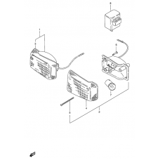 Front turn signal lamp              

                  E1, e30, e43, e45, e71, p1