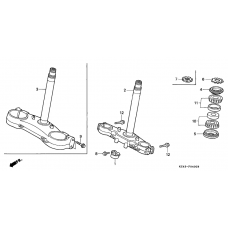 Steering stem              

                  CR125RL/RM/RN/RP/RR