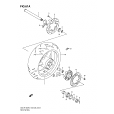 Rear wheel complete assy              

                  Gsx-r1000k2