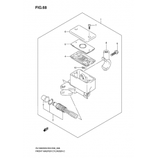 Front master cylinder              

                  Sv1000k6