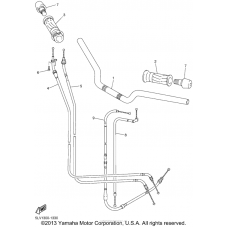 Steering handle cable