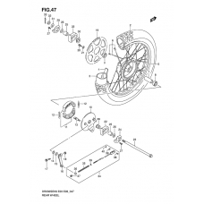 Rear wheel complete assy