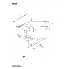 Stand - rear brake