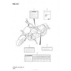 Информационные наклейки (Vzr1800L4 E03)