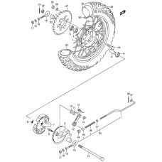 Rear wheel complete assy