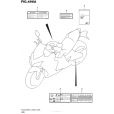 Информационные наклейки (Gsx-S1000Fal7 E28)