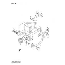 Rear swinging arm