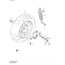 Rear wheel complete assy