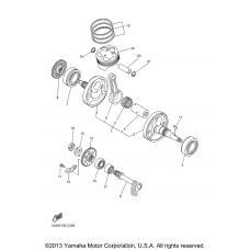 Crankshaft piston