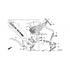 Front brake master cylinder