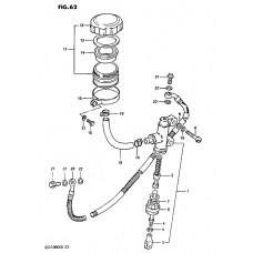 Rear master cylinder