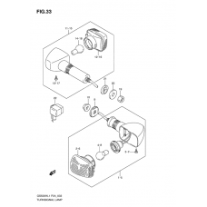 Turnsignal front & rear lamp              

                  Gs500fh