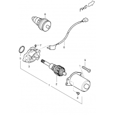 Starting motor