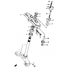 Steering stem              

                  Gsf1200sav/saw/sax/say