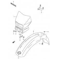 Front fender              

                  Dr-z400k2/ek2/k3/ek3/k4/ek4 e1