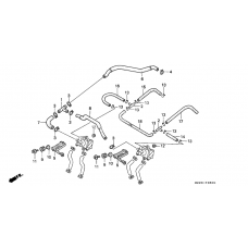 Air suction valve tubing