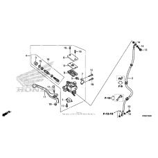 Front brake master cylinder