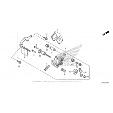 Parking brake caliper