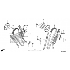 Cam chain + tensioner