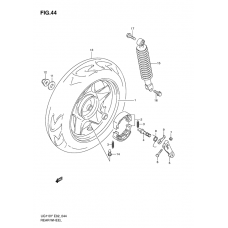 Rear wheel complete assy