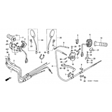 Handle lever/switch/cable