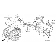 Upper cowling assy              

                  1