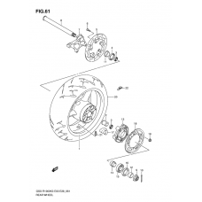 Rear wheel complete assy