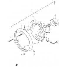 Headlamp              

                  Sv650x/ux/y/uy/k1/uk1/k2/uk2