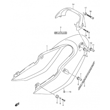 Seat tail cover              

                  Gsf1200sk3