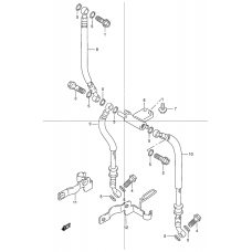 Front brake hose